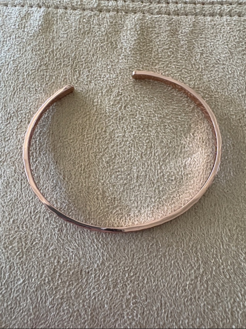 Minimalist Rose Gold Women’s Cuff Bracelet